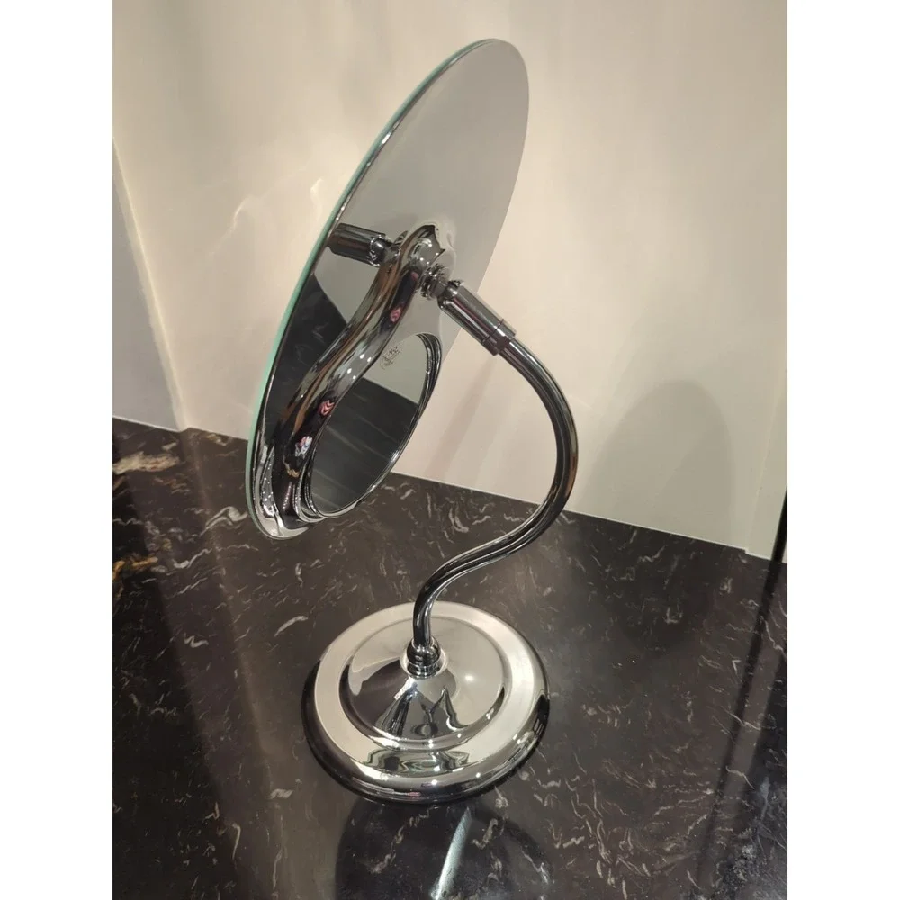 Zadro Tri-Optics 3 In 1 Pedastal Vanity Make-Up Mirror Chrome
